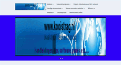 Desktop Screenshot of kooistrag.nl