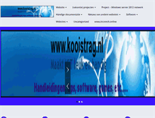 Tablet Screenshot of kooistrag.nl